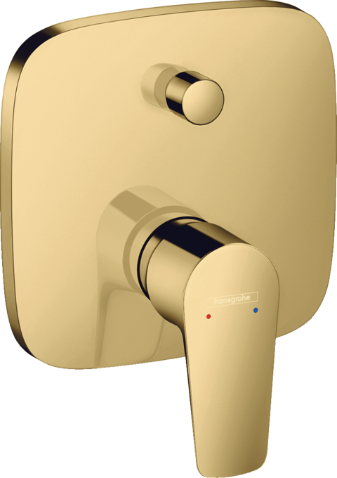 Ornament baterie cada/dus Talis E cu diverter incastrata (necesita IBOX) - polished gold optic